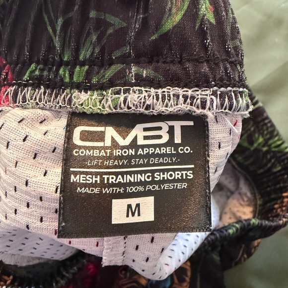 CMBT Skull and Pineapple Print Men's Athletic Shorts - Picture 4 of 4